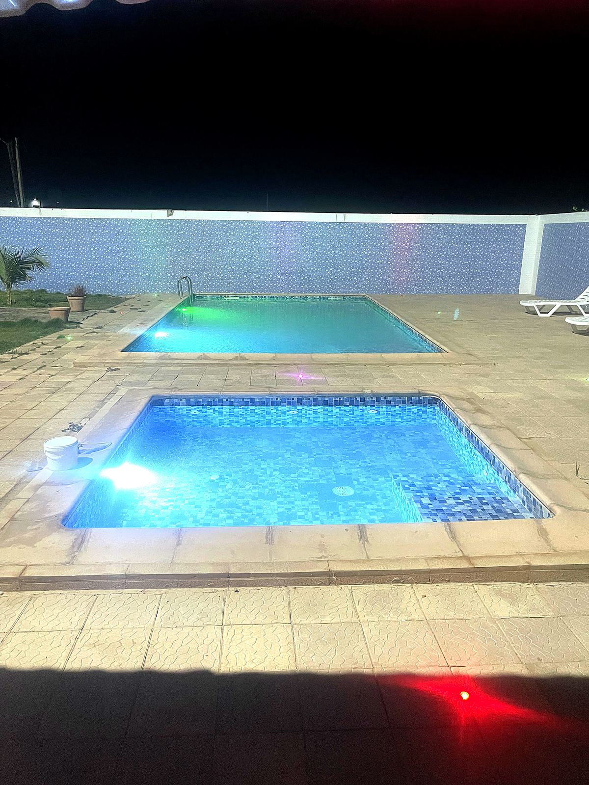 Double piscine